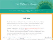 Tablet Screenshot of parkhillchildrenscenter.org